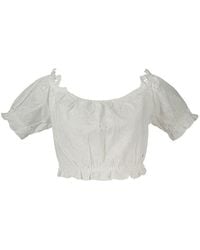 Guess - White Cotton Shirt - Lyst