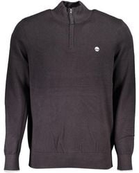 Timberland - Sleek Organic Cotton Half-Zip Sweater - Lyst
