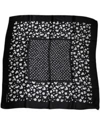 Dolce & Gabbana - Floral Silk Square Wrap Shawl Scarf - Lyst