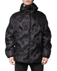 Dolce & Gabbana - Hooded Parka Coat Winter Jacket - Lyst