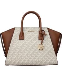 Michael Kors - Avril Handbag Fabric/Luggage - Lyst