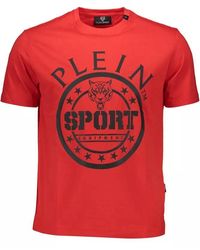 Philipp Plein - Chic Pink Logo Tee With Contrasting Details - Lyst