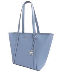 Michael Kors - Blue Canvas Tote Bag - Lyst