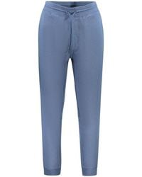BOSS - Blu Cotton Men's Track Pant - Lyst