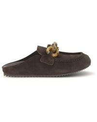 Pedro Garcia - Brown Calf Leather Bos Taurus Mules - Lyst