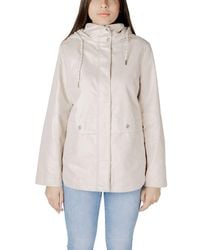 Street One - Beige Cotton Parka - Lyst