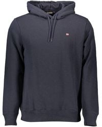 Napapijri - Blue Cotton Sweater - Lyst