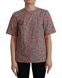 Dolce & Gabbana - Chic Sailboat Print Cotton Top - Lyst