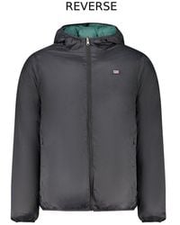 Norway 1963 - Black Polyester Men's Reversible Jacket - Lyst