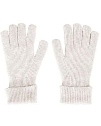 ONLY - Gray Recycled Polyester Gloves - Lyst
