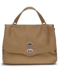 Zanellato - Brown Calf Leather Bos Taurus Shoulder Bag - Lyst