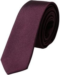 Dolce & Gabbana - Solid 100% Silk Adjustable Tie - Lyst