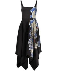 Desigual - Black Cotton Casual Dress - Lyst