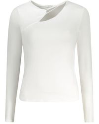 Guess - White Polyester Top - Lyst