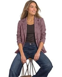 Street One - Purple Polyester Blazer - Lyst