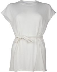 Alpha Studio - White Cotton Dress - Lyst