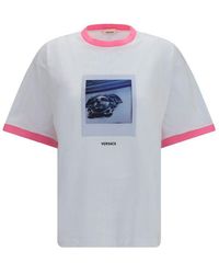 Versace - White Cotton T - Lyst