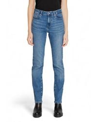 ONLY - Blue Cotton Jeans & Pant - Lyst