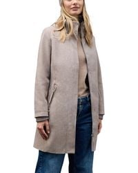 Street One - Gray Polyester Coat - Lyst