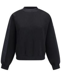 Moose Knuckles - Black Cotton Sweatshirt - Lyst