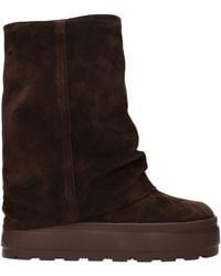Casadei - Suede Boots/Cocoa - Lyst