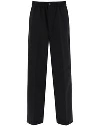 Ami Paris - Loose Pants With Straight Cut - Lyst