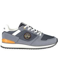 Napapijri - Blue Polyester Men's Sneaker - Lyst