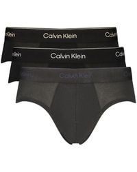 Calvin Klein - Black Cotton Men Brief - Lyst