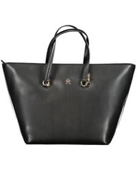 Tommy Hilfiger - Black Polyethylene Handbag - Lyst