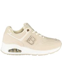 Laura Biagiotti - Beige Polyurethane Sneaker - Lyst