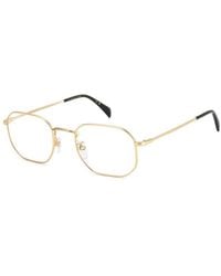 David Beckham - Gold Metal Glasses (frames) - Lyst