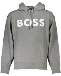 BOSS - Cotton Sweater - Lyst