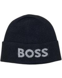 BOSS - Black Recycled Polyamide Cap (baseball Hat) - Lyst