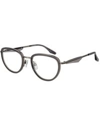 Trussardi - Gray Metal Glasses (frames) - Lyst