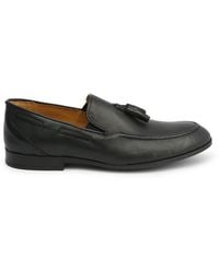 DUCA DI MORRONE - Navy Blue Pelle Loafers - Lyst
