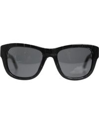Dolce & Gabbana - Leather Frame Dg4177 Tinted Lens Sunglasses - Lyst