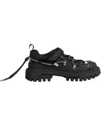Dolce & Gabbana - Black Low Top Lace Up Trekking Sneakers Shoes - Lyst