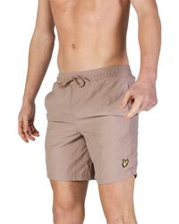 Lyle & Scott - Gray Nylon Swimwear - Lyst