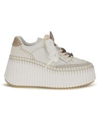 Chloé - Chloé Nama Platform Sneakers - Lyst