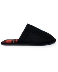 Ralph Lauren - Black Polyester Slippers - Lyst