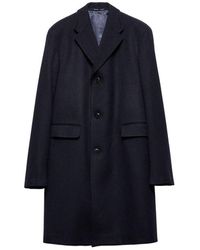 Prada - Wool Coat - Lyst