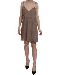 Pink Memories - Cotton Green Spaghetti Strap A-line Mini Dress - Lyst