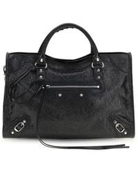 Balenciaga - Black Lamb Ovis Aries Shoulder Bag - Lyst