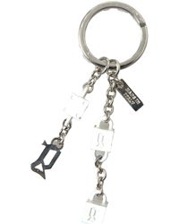 Dolce & Gabbana - Silver Tone Metal Dg Logo Engraved Keyring Keychain - Lyst