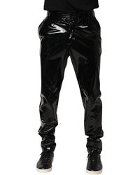 Dolce & Gabbana - Pvc Slim Pants - Lyst
