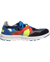 Dolce & Gabbana - Leather Suede Low Top Sneakers Shoes - Lyst