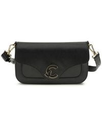 Coccinelle - Black Calf Leather Bos Taurus Shoulder Bag - Lyst