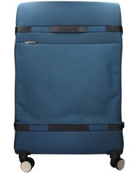 Piquadro - Blue Fabric Luggage And Travel - Lyst