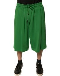 Dolce & Gabbana - Cotton Blend Bermuda Shorts - Lyst