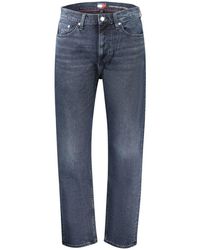 Tommy Hilfiger - Blu Cotton Men's Jeans - Lyst